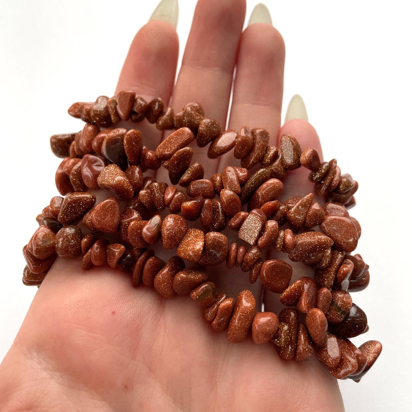 Goldstone (Red) Chip Bracelet Goldstone (Red) Chip Bracelet